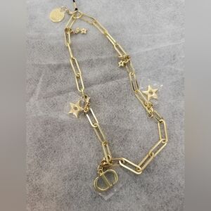 Dior Gold Star Chain Phone/Bag Charm